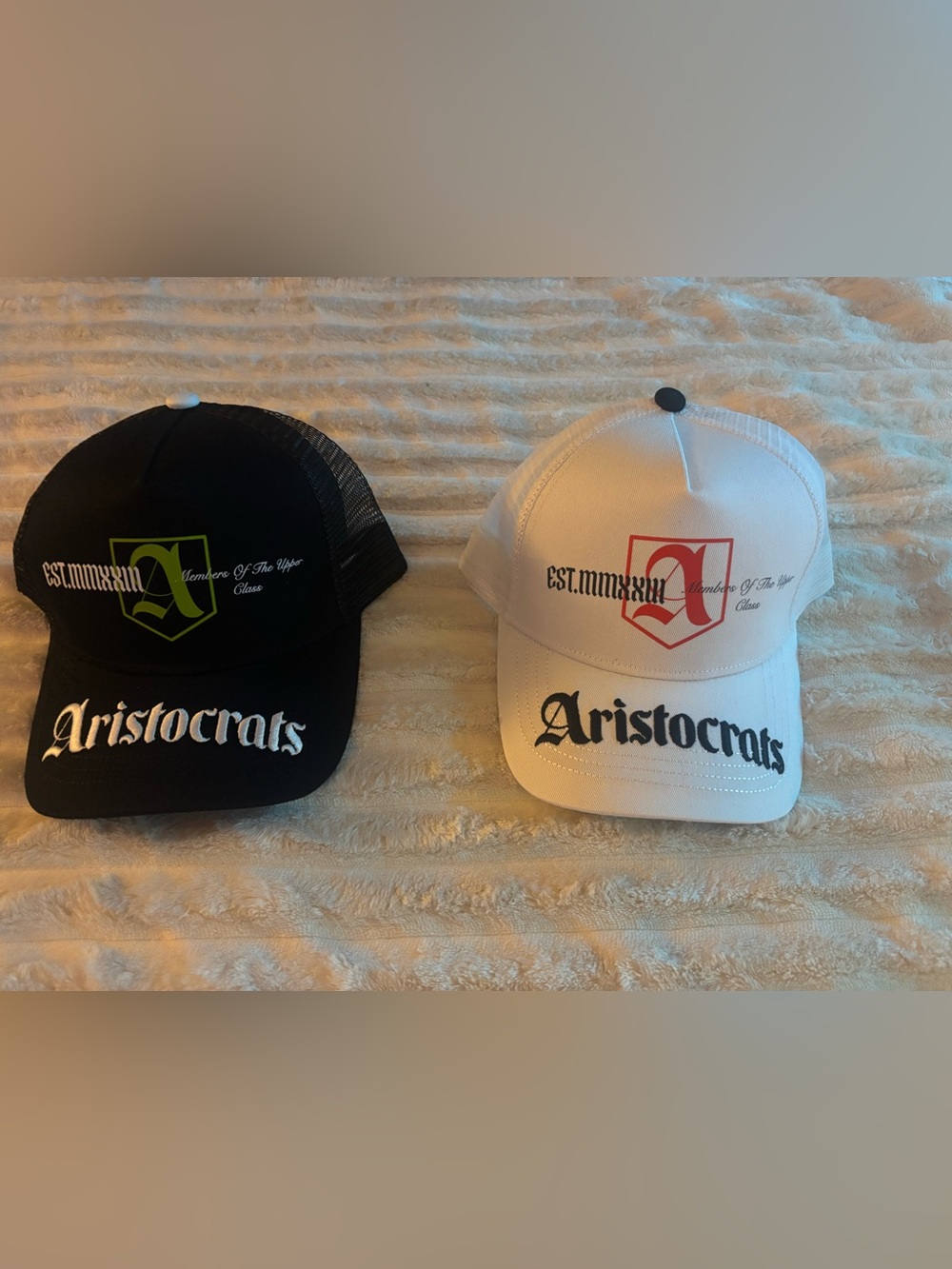 Aristocrats Mesh Trucker Cap - Black and White